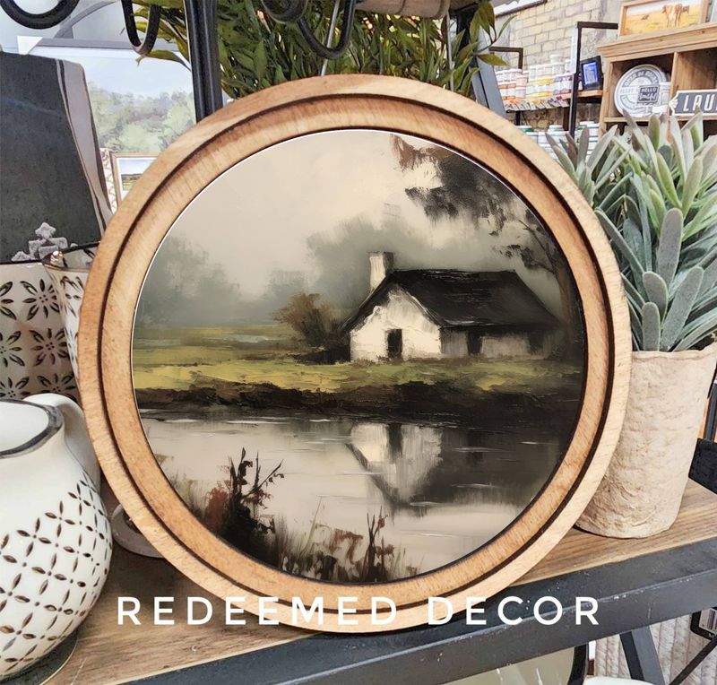 8&quot; Round Cottage Pond Art