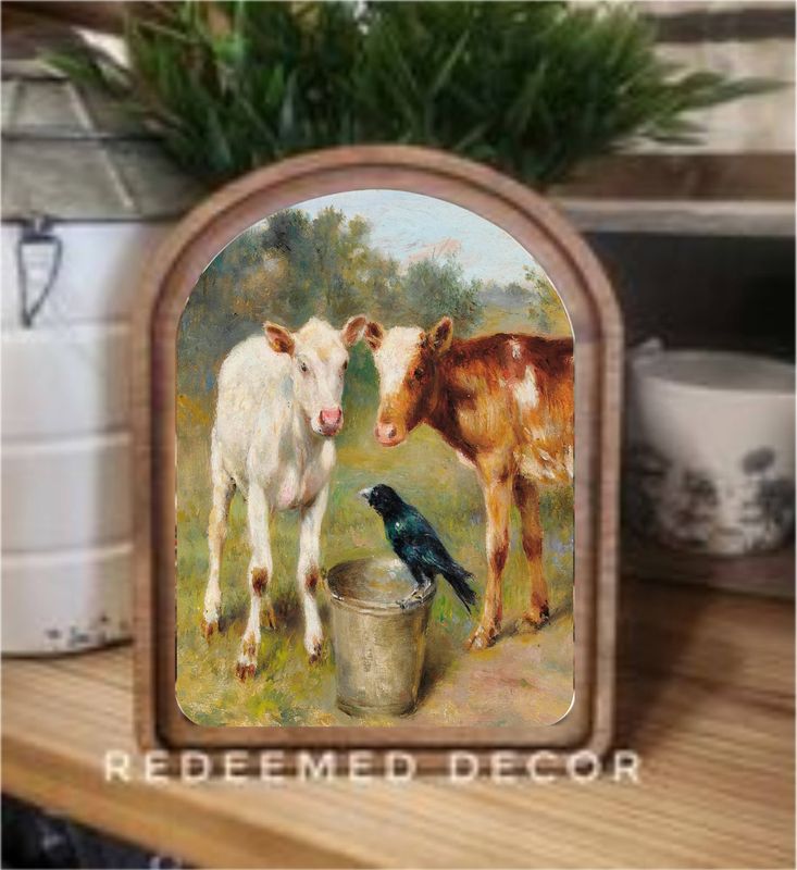 Arch Top Unexpected Guest Framed Art