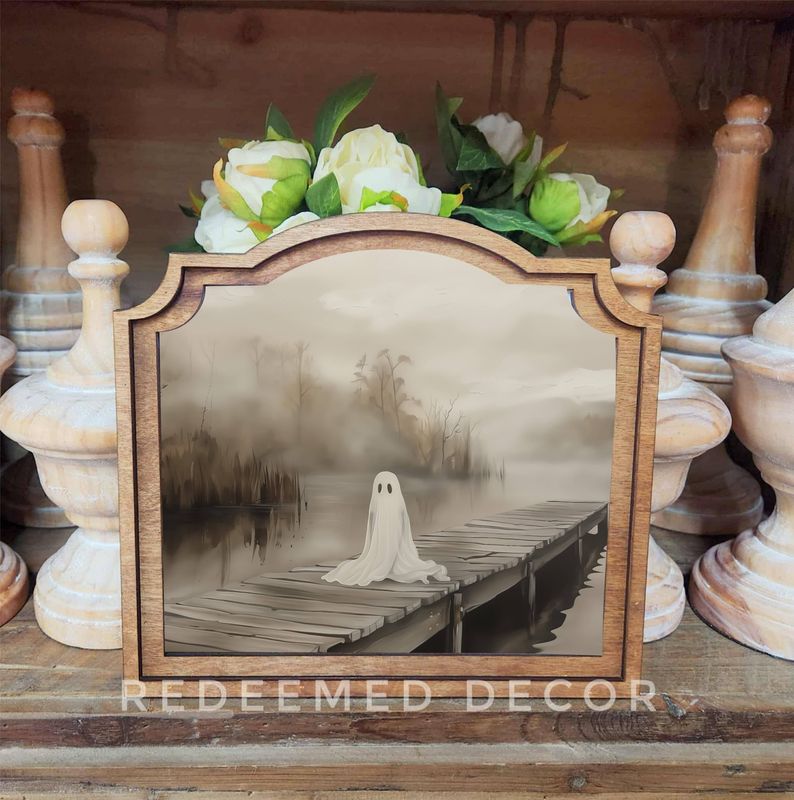 Provincial Dock Ghost Framed Art