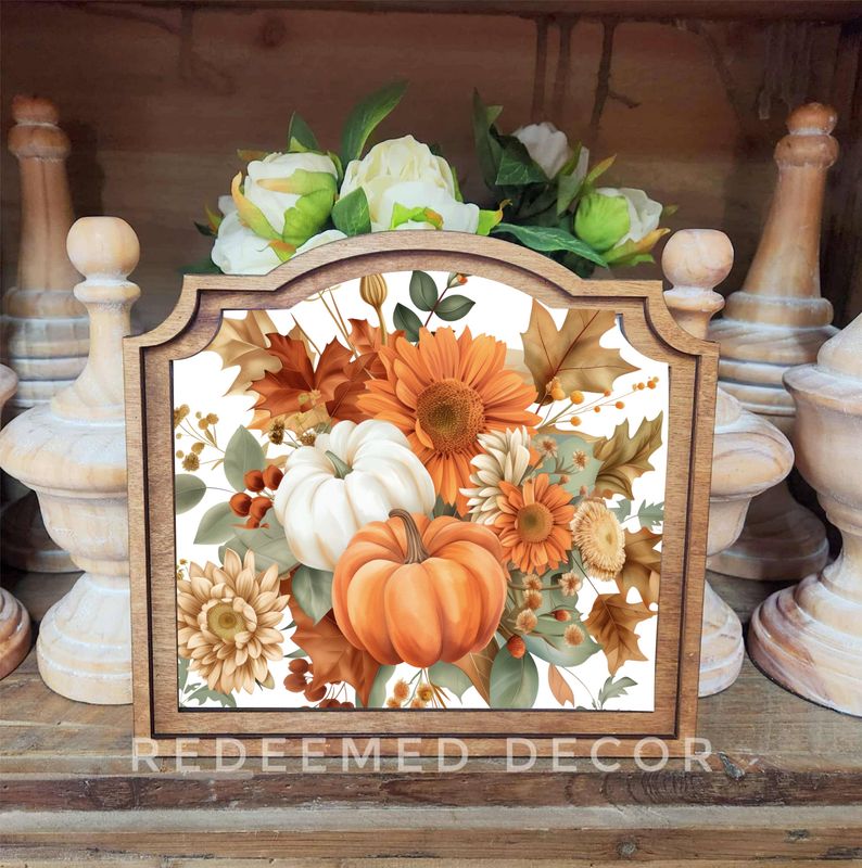 Provincial Fall Bouquet Framed Art