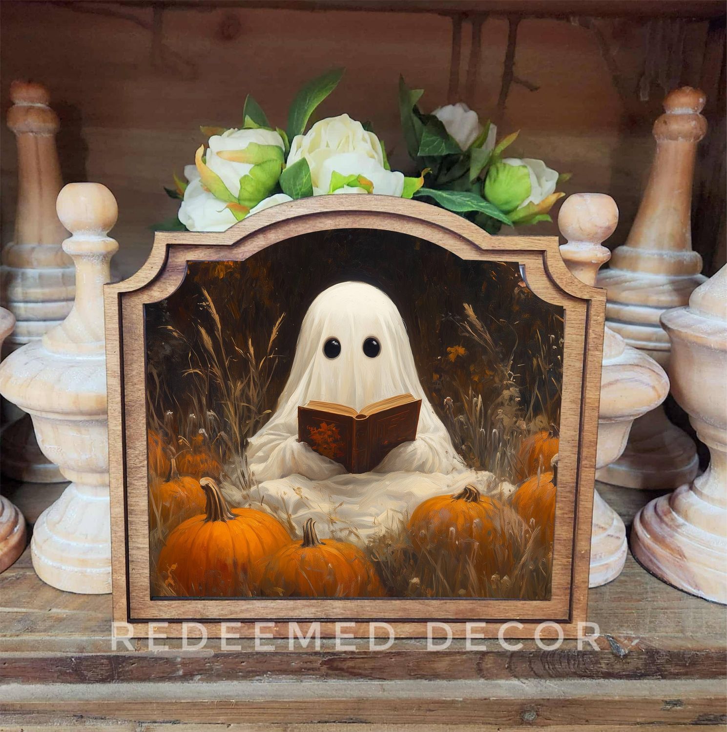 Provincial Ghost Book Framed Art