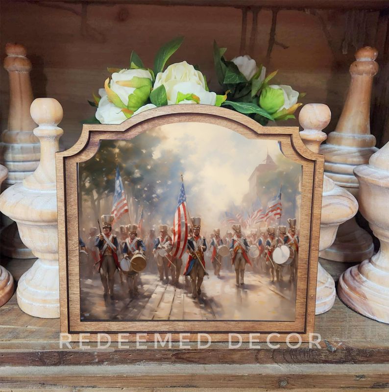 Provincial Patriotic Band Framed Art