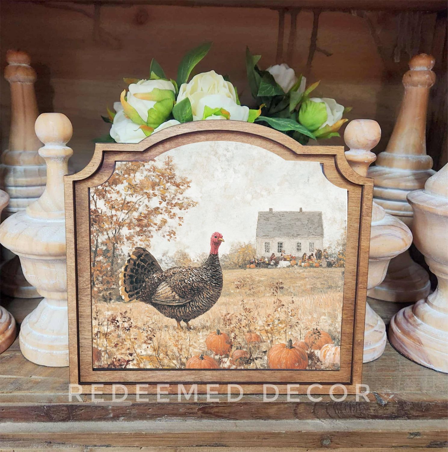 Provincial Thanksgiving Turkey Framed Art