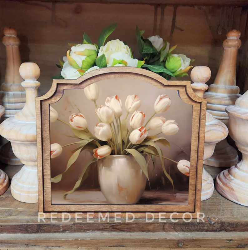 Provincial Tulips Framed Art