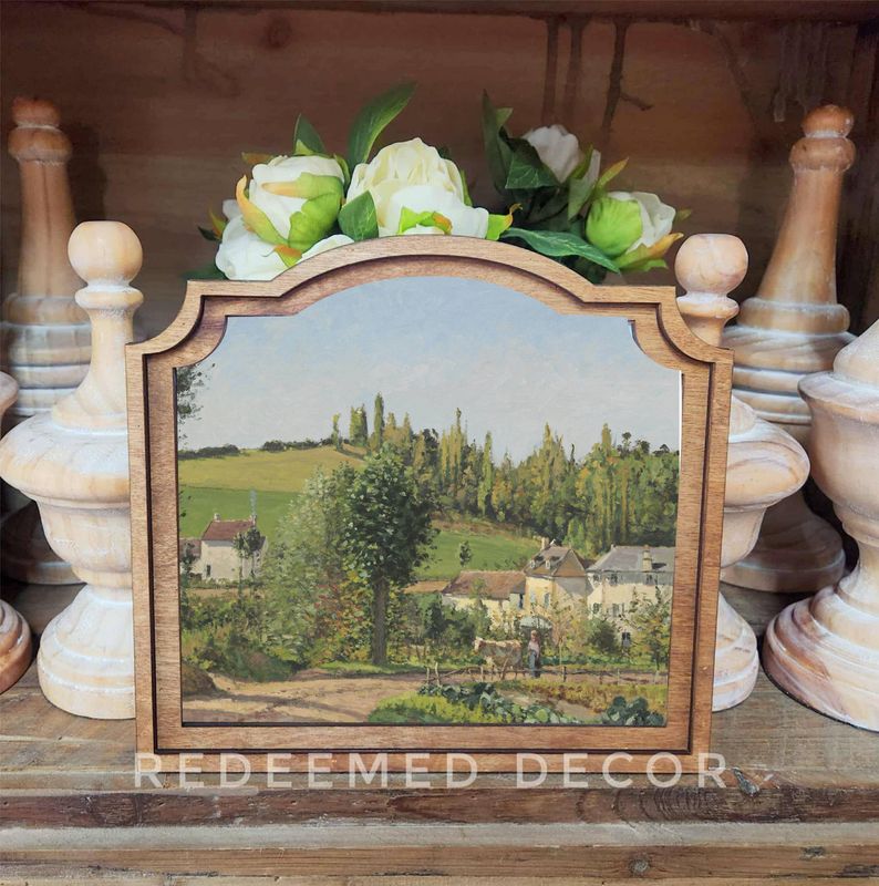 Provincial Vintage Countryside Framed Art