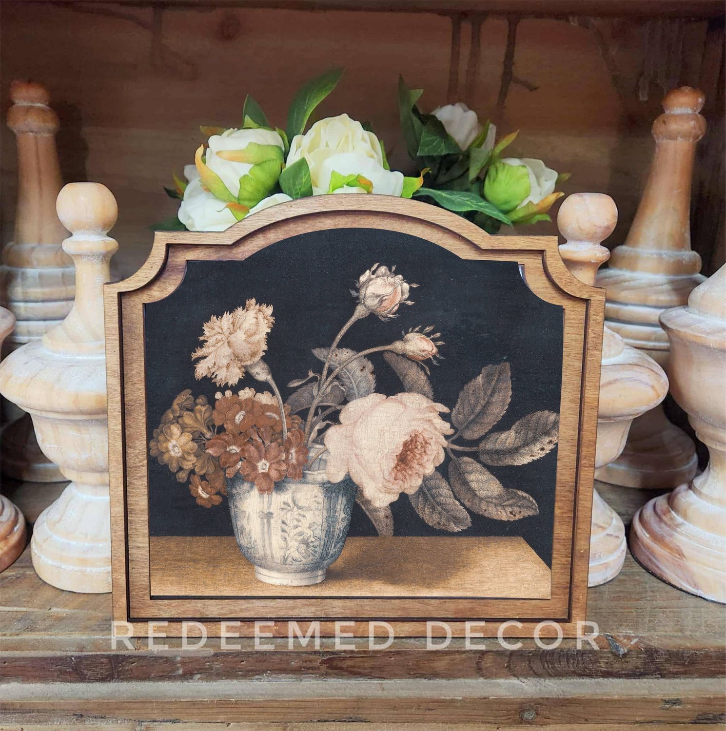 Provincial Vintage Flowers Framed Art