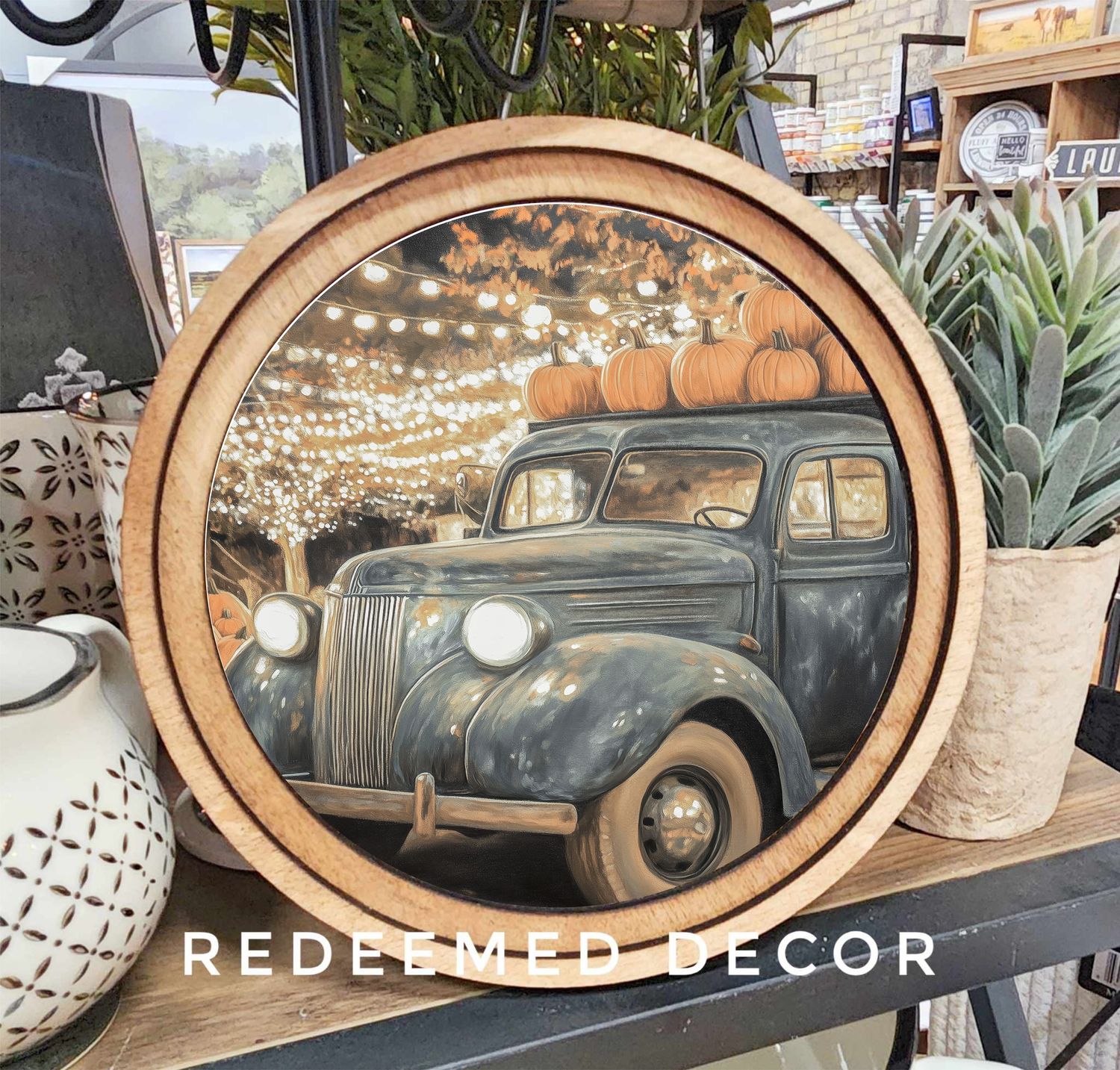 8&quot; Round Fall Truck Art