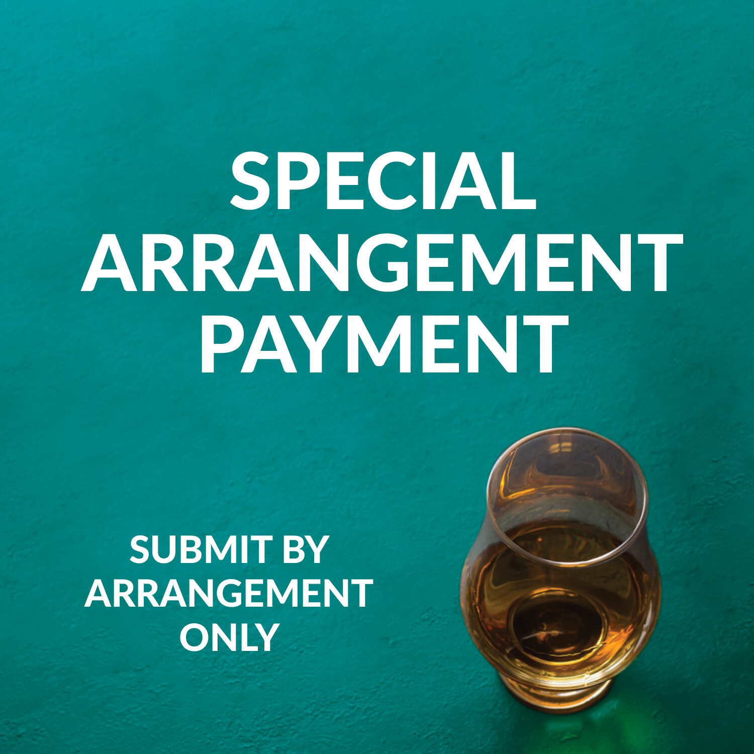 Special Arrangement Payment