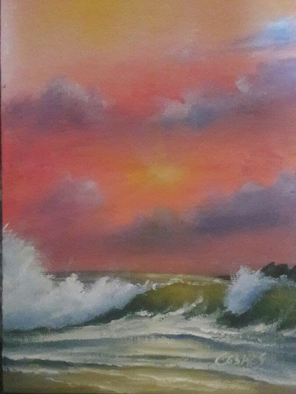 Coral sky