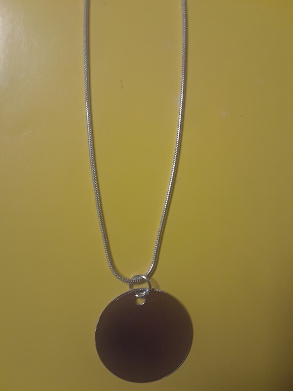 Sterling Silver plated design necklace customize!