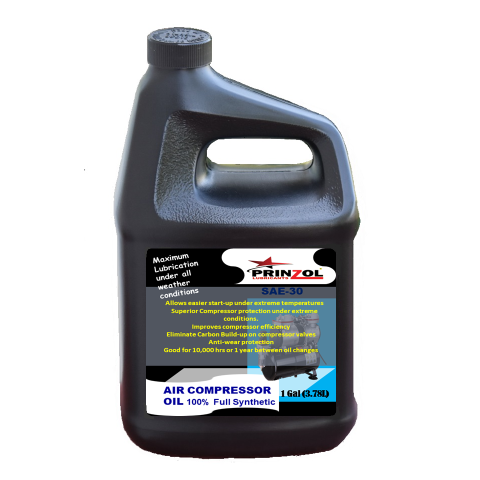 Air Compressor Oil Full Synthetic 1 Gallon bottle