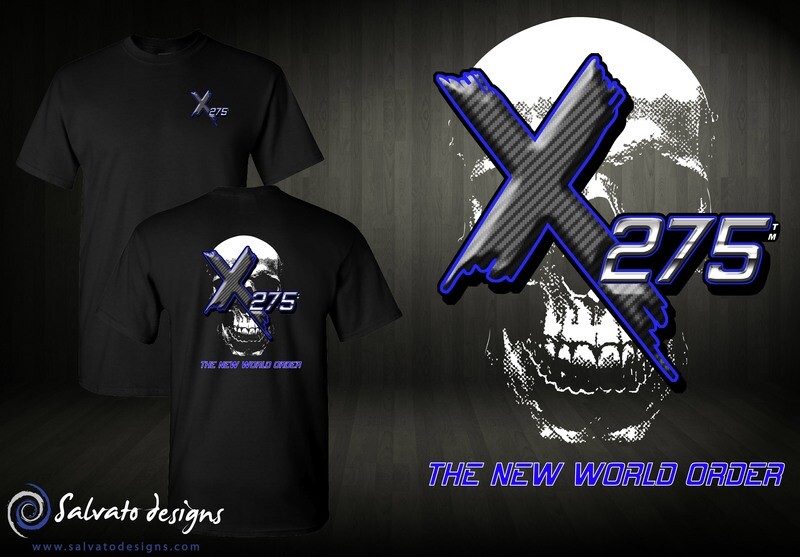 X275 Blue Carbon & Chrome Design