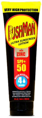 Bushman Ultra Sunscreen Lotion (100% Dedicated Sunscreen) - 125g