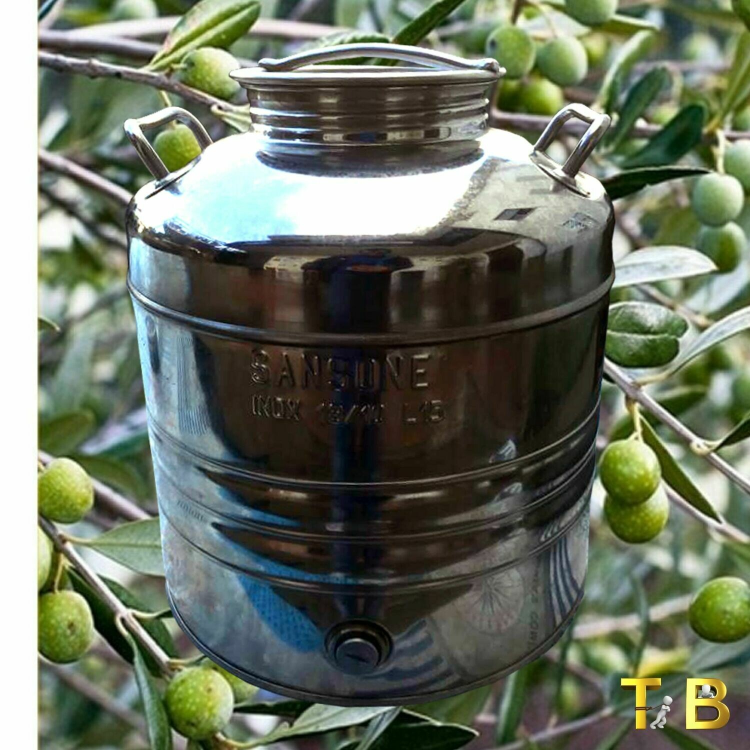 Professionale Bar Gold Metal Tappo Di Sughero Olio D'oliva Aceto - Foto 5