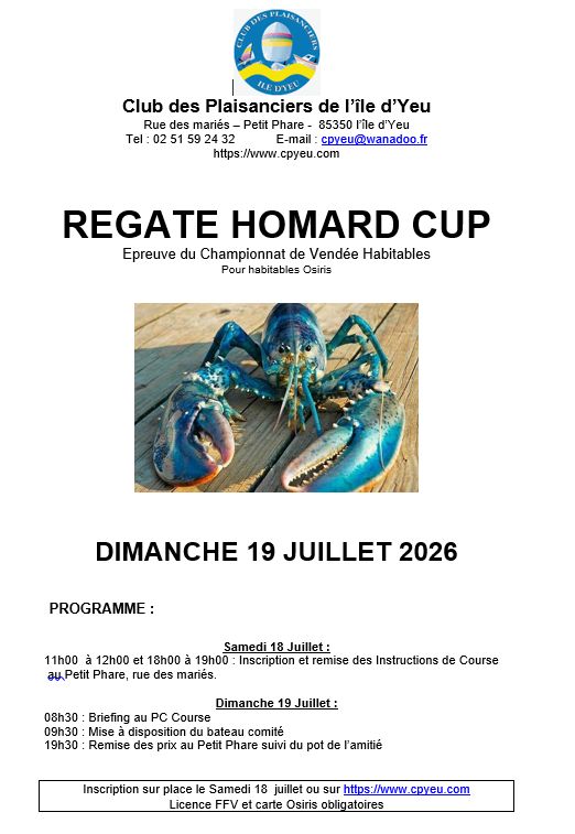 Régate Homard Cup