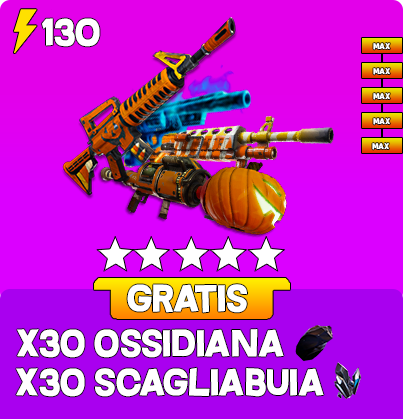 Pack 4 Armi 130 (Halloween) + Materiali Gratis