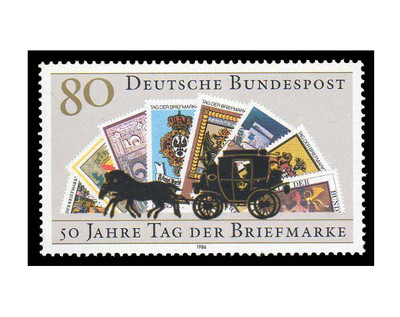 Германия. 50-ый День почтовой марки. Марка