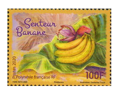 Французская Полинезия. Бананы. Марка