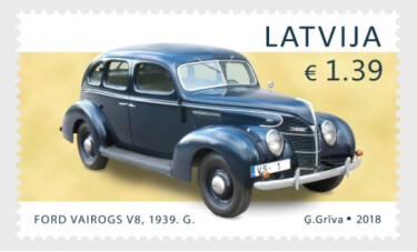 Латвия. История автомобилестроения. Ford Vairogs V8. Марка