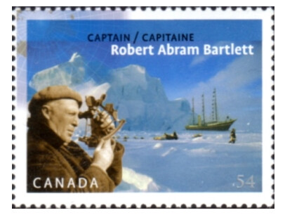 Канада. Капитан Роберт Абрам Бартлетт (1875-1946), американский полярный исследователь. Шхуна 
