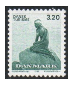 Дания. Туризм. Статуя 