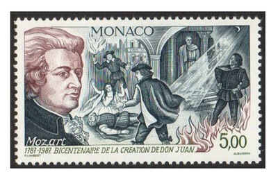 Монако. Искусство. 200-летие первой постановки оперы Вольфганга Амадея Моцарта 