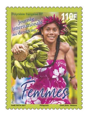 Французская Полинезия. 2021. Международный женский день. Марка