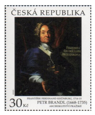 Чехия. 2020. Петер Брандль (1668-1735) 