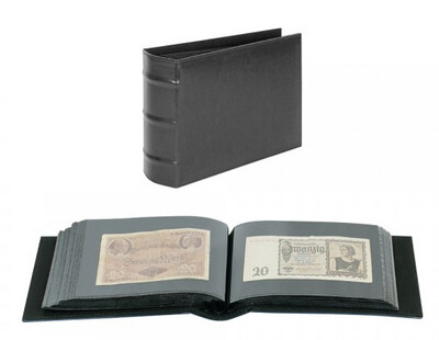 LINDNER. Универсальный альбом FIRMO для размещения 108 конвертов размером 190 мм х 130мм., чёрного цвета