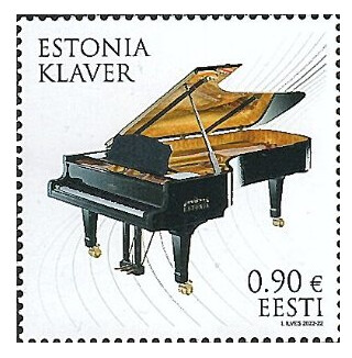 Эстония. 2022. Сделано в Эстонии - фортепиано 