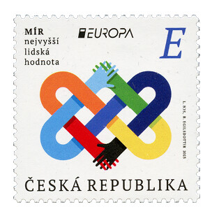 Чехия. 2023. EUROPA. Мир - величайшая ценность человечества. Марка