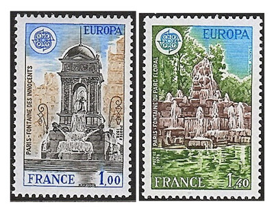 Франция. 1978. EUROPA. Памятники архитектуры. Серия из 2 марок