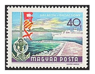 Венгрия. 1969. Озеро Балатон. Марка