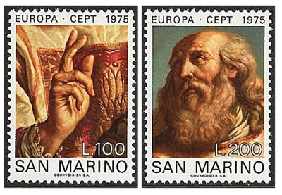 Сан-Марино. 1975. EUROPA. Живопись. Серия из 2 марок