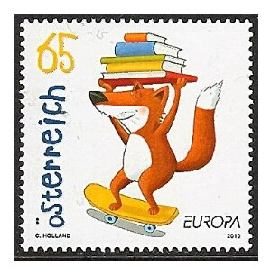 Австрия. 2010. EUROPA. Детские книги. Марка