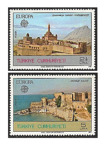 Турция. 1978. EUROPA - CEPT. Памятники архитектуры. Серия из 2 марок