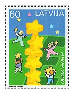 Латвия. 2000. EUROPA. Марка