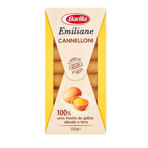 BARILLA PASTA ALL&#39;UOVO CANNELLONI N 188 GR 250
