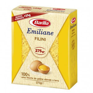 BARILLA PASTINA ALL&#39;UOVO FILINI ALL UOVO N 014 GR 275