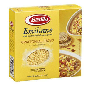 BARILLA PASTINA ALL'UOVO GRATTINI  N 113 GR 275