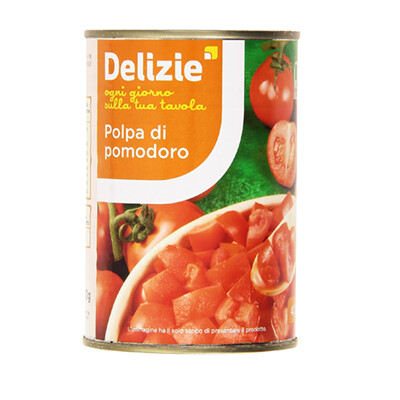 POLPA DI POMODORO LATTINE GR 400X3 8 DELIZIE