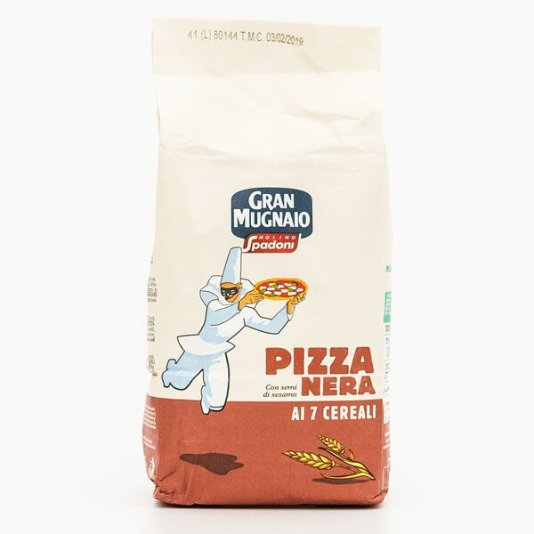 SPADONI FARINA MIX X PIZZA NERA/CEREALI KG.1