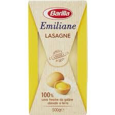 BARILLA PASTA ALL'UOVO LASAGNE GIALLE N 199 KG 0 5