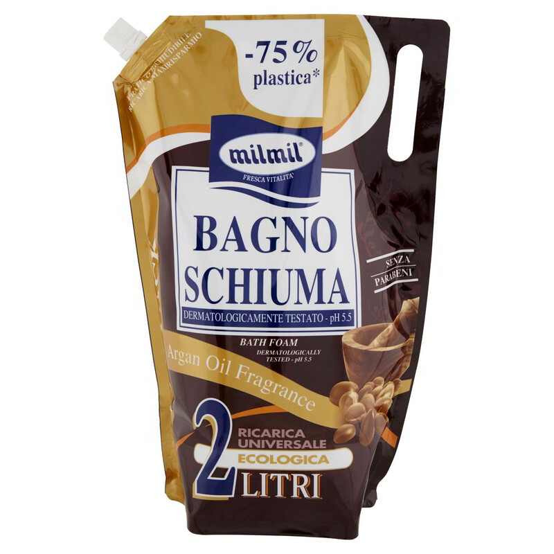 BAGNO SCHIUMA MIL MIL OLIO D ARGAN LT 2 8 BAGNO SCHIUMA MIL MIL OLIO D ARGAN LT 2 8