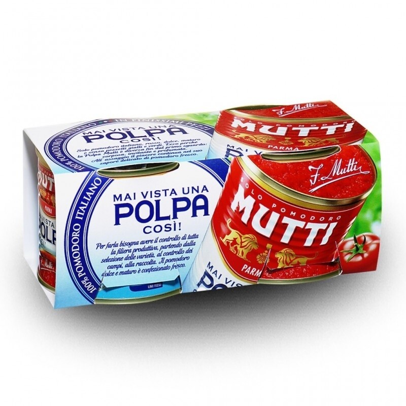 MUTTI POLPA LATTA GR 400 CLUSTER X 3 8