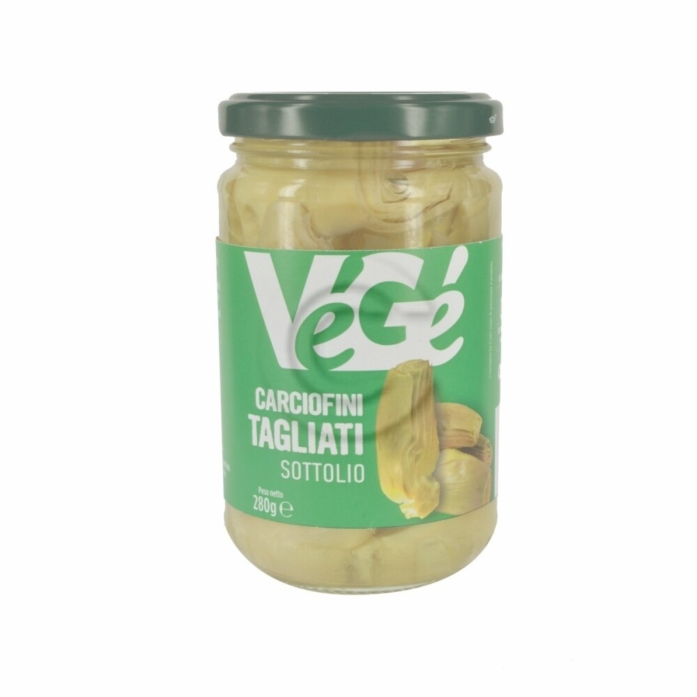 CARCIOFINI TAGLIATI OLIO V VETRO GR280 12 DELIZIE