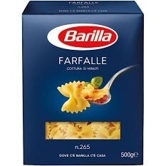 BARILLA P SEMOLA FARFALLE GR500 30