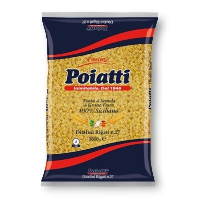 POIATTI N 27 DITALINI RIGATI KG 1