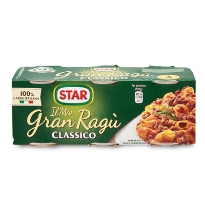RAGU STAR GRANRAGU CLASSICO 3X100G 8