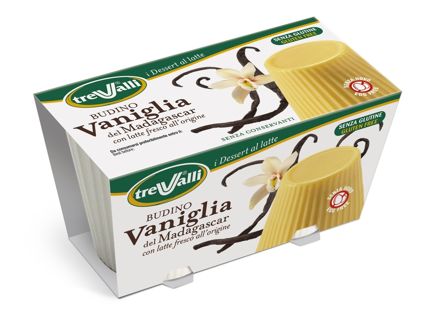 TREVALLI BUDINO ALLA VANIGLIA GR 100X2
